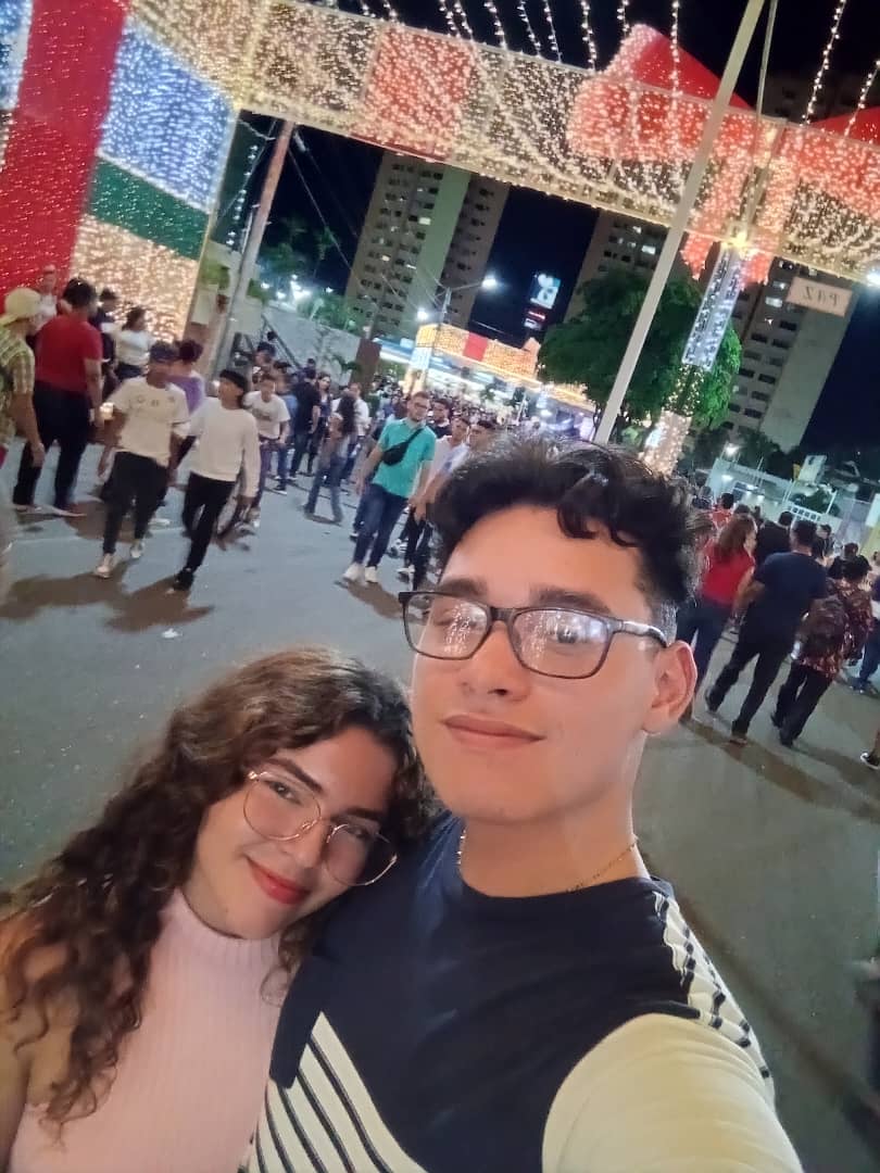 Pareja en una fiesta